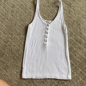 White Button Tank